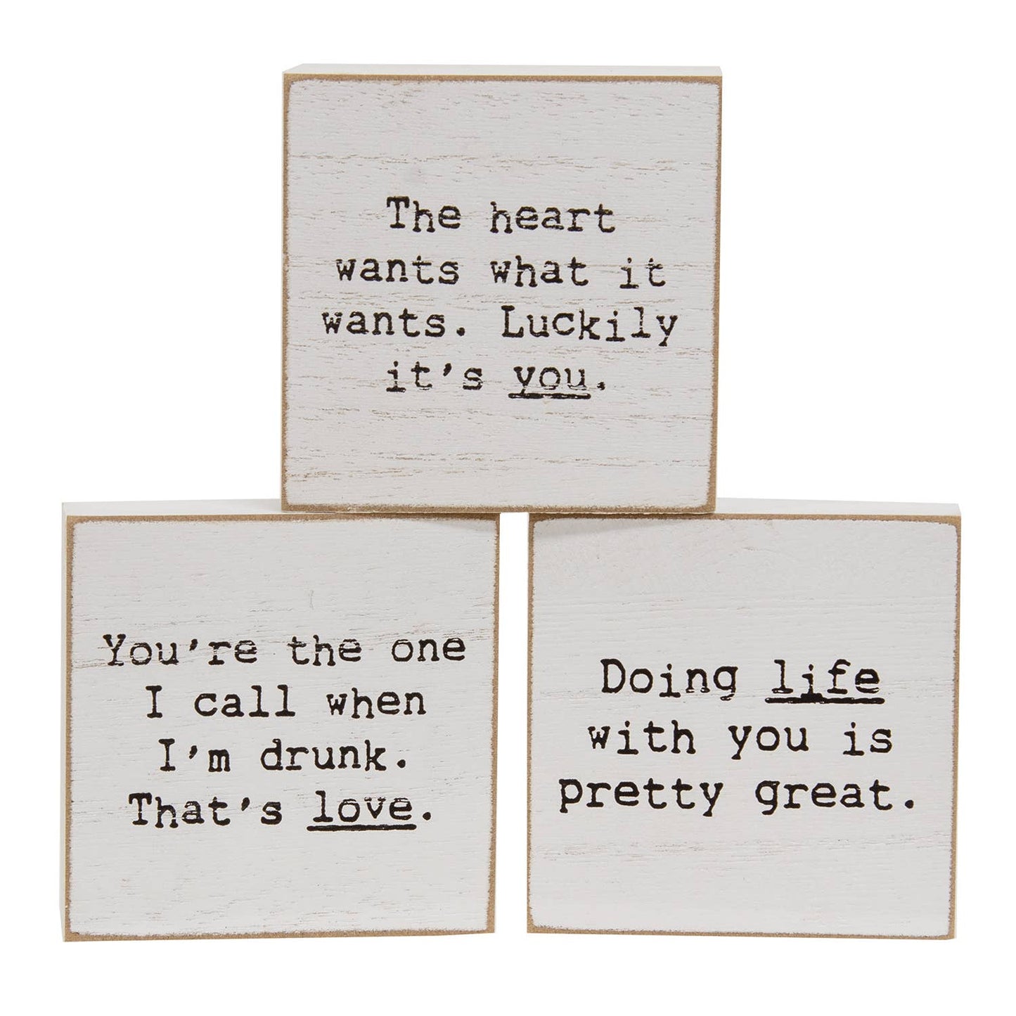 Doing Life Mini Square Block