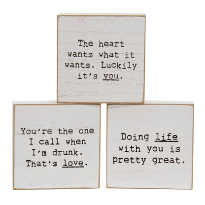 Doing Life Mini Square Block