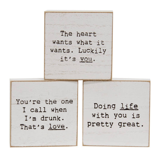 Doing Life Mini Square Block