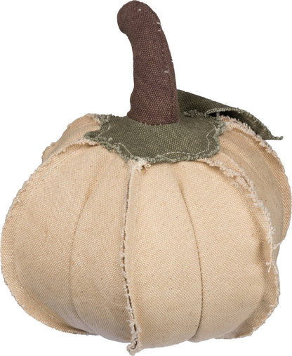 Cream Fabric Small Pumpkin