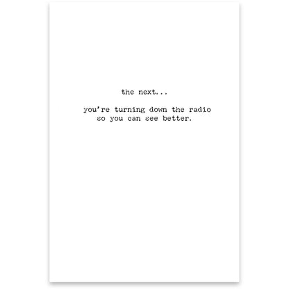 One Minute Greeting Card
