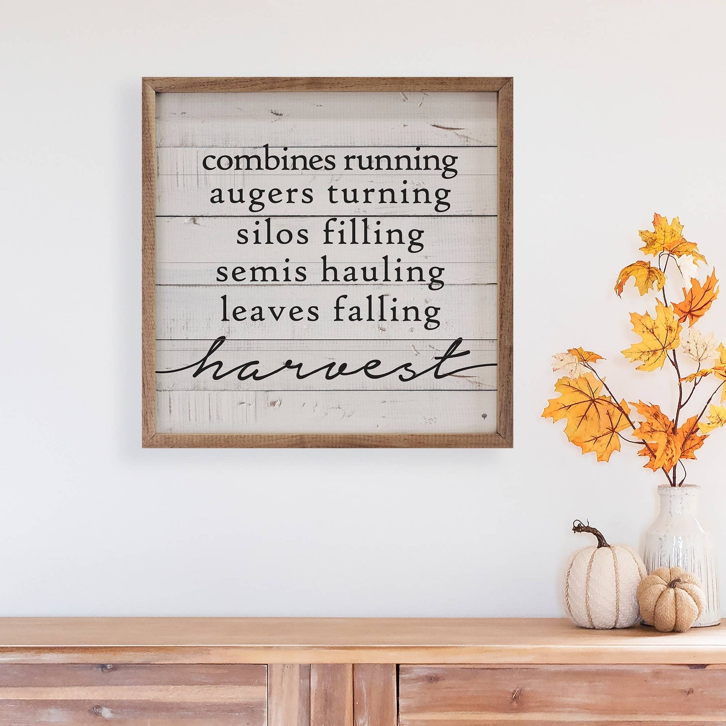 Harvest Combines Running Whitewash