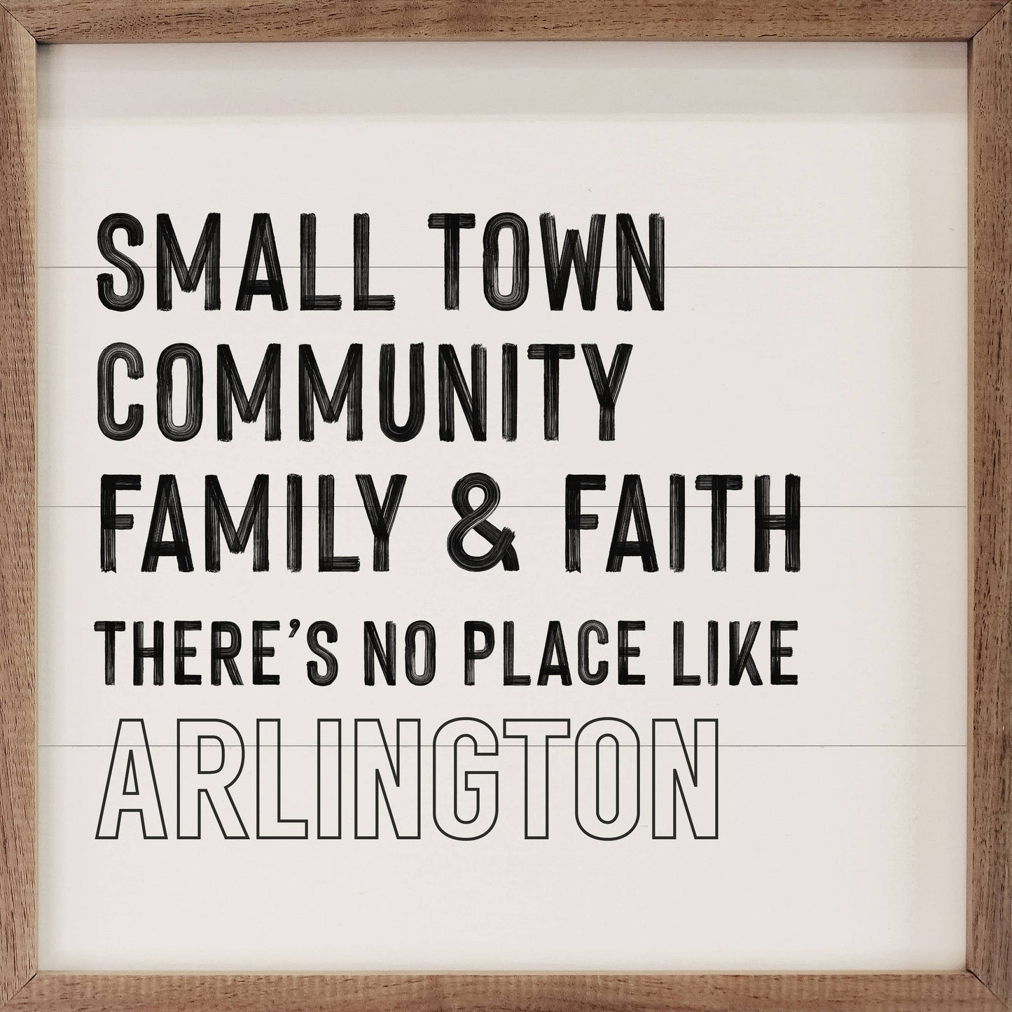 Personalized Town Small Town White