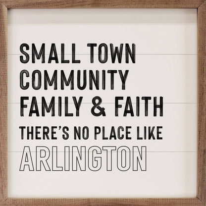 Personalized Town Small Town White