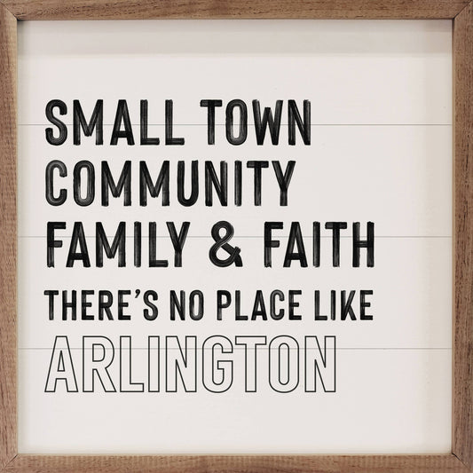 Personalized Town Small Town White