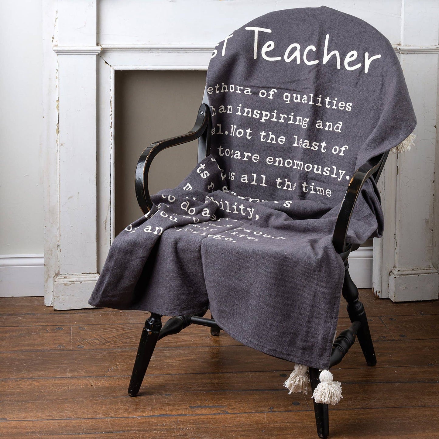 To The Best Teacher Throw Blanket
