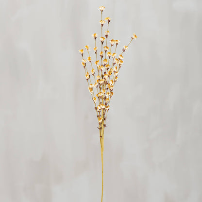 Gold Wildflower Floral Pick