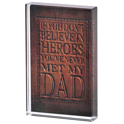Tabletop Glass Dad If You Do Not Believe