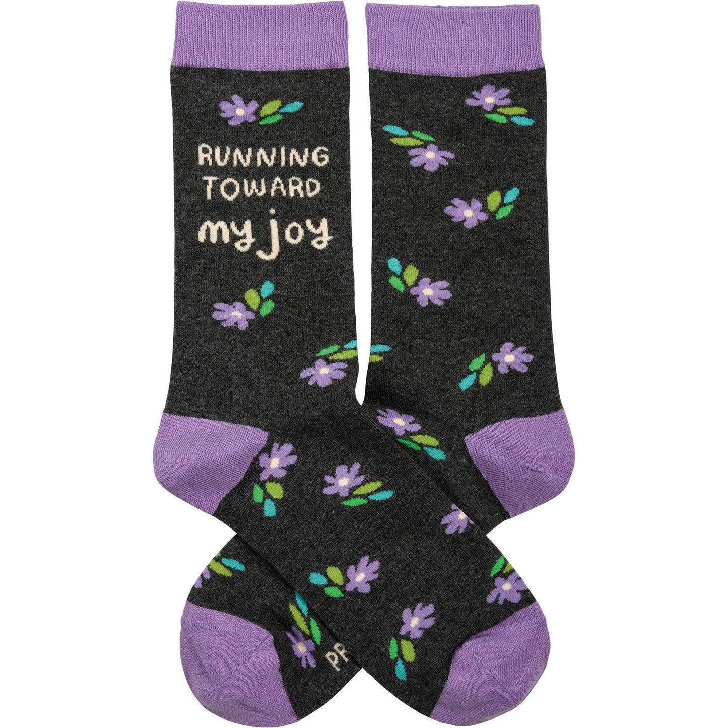 Running Toward My Joy Socks