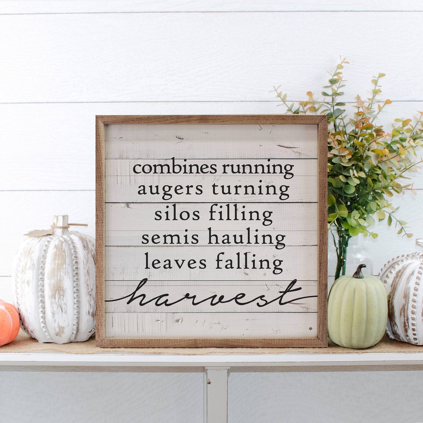 Harvest Combines Running Whitewash