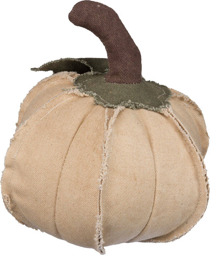 Cream Fabric Mini Pumpkin