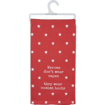 Heroes Don't Wear Capes Kitchen Towel