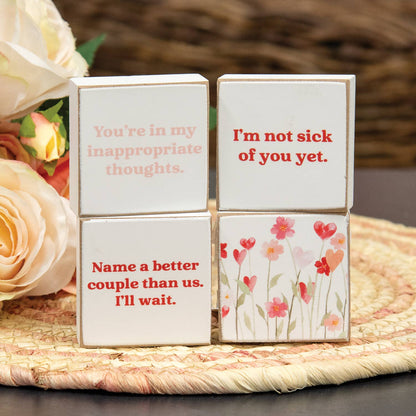 Not Sick of You 2” Square Block - 4 Assorted