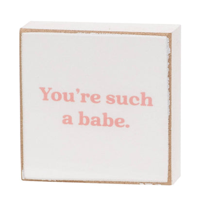 Kinda Obsessed 2” Square Block - 4 Assorted