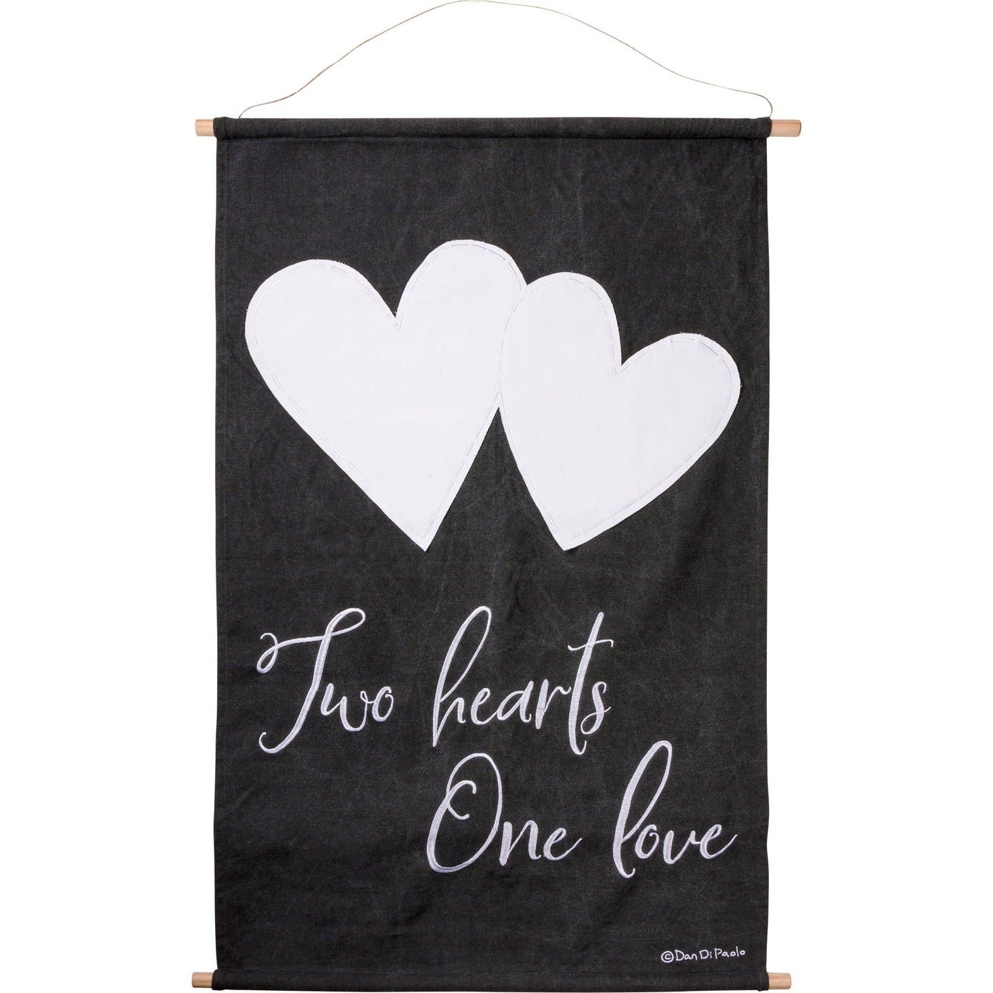 Two Hearts One Love Wall Decor
