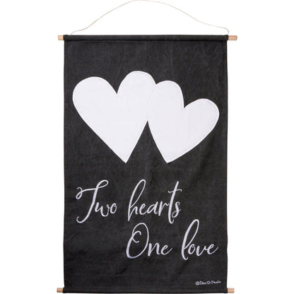 Two Hearts One Love Wall Decor