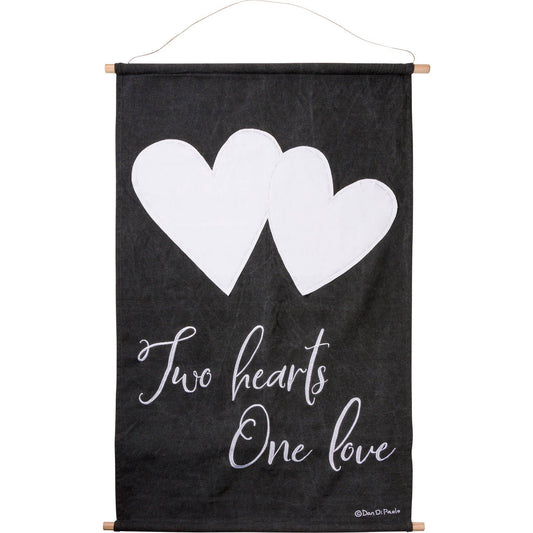 Two Hearts One Love Wall Decor