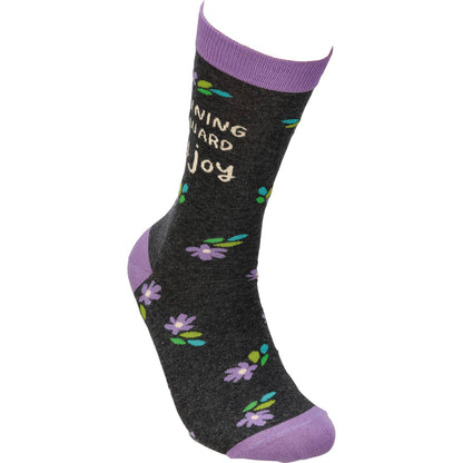 Running Toward My Joy Socks