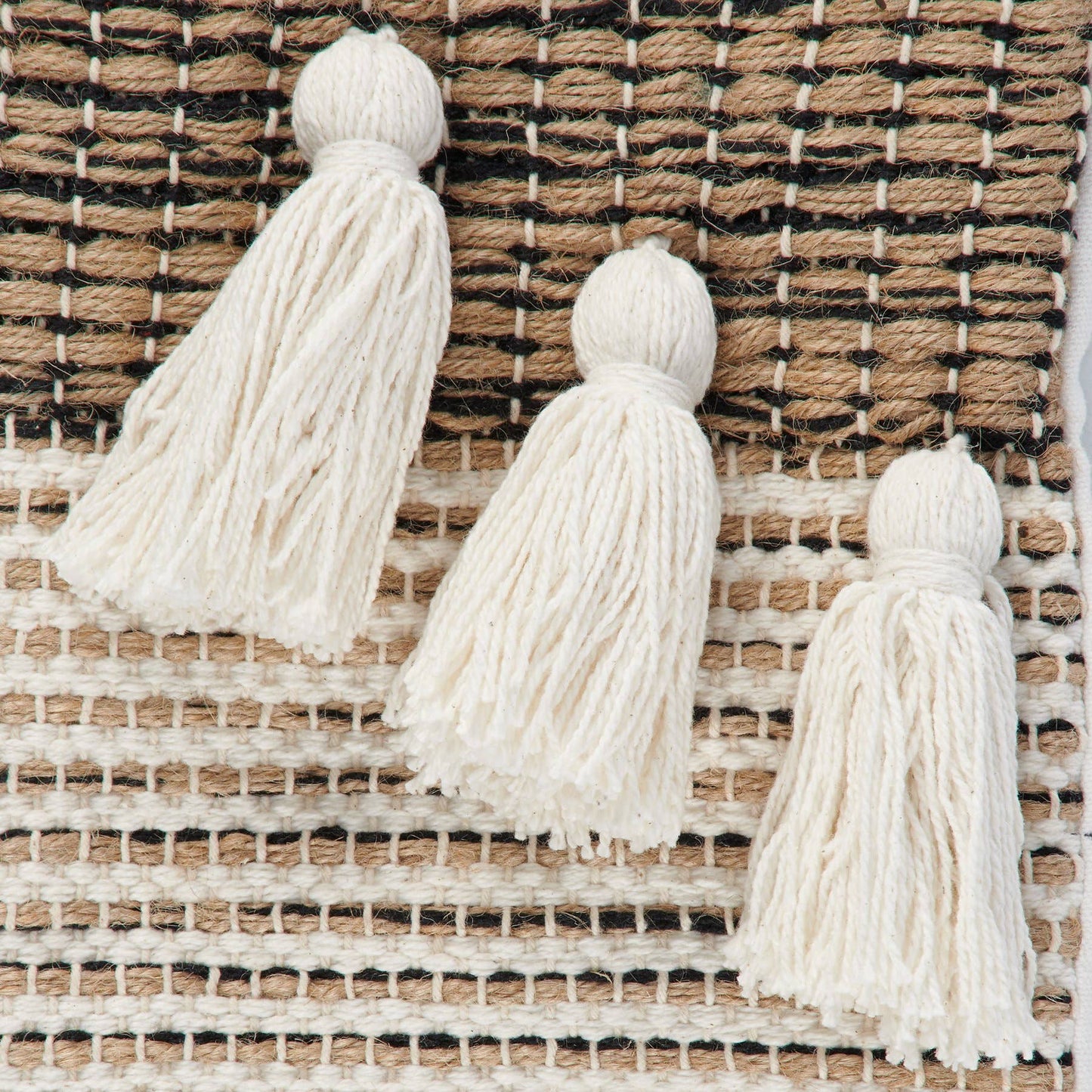 Neutral Tassels Stocking