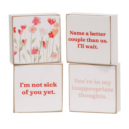 Not Sick of You 2” Square Block - 4 Assorted