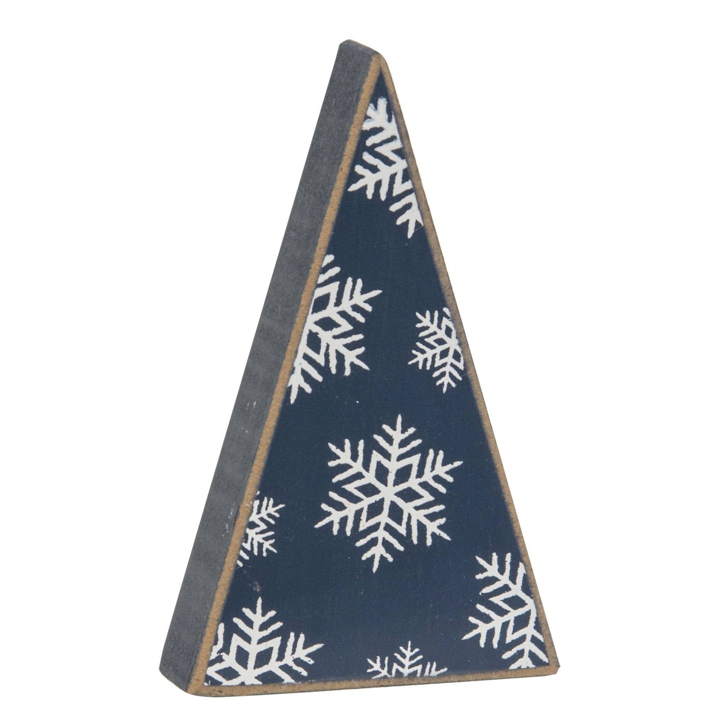 3/Set, Mini Wooden Snowflake Christmas Tree Sitters