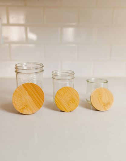 Bamboo Mason Jar Lids | Summer Bestseller