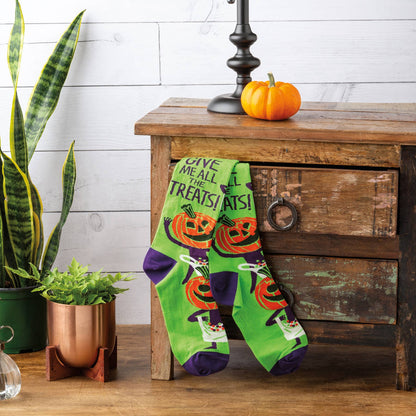 Give Me All The Treats Socks