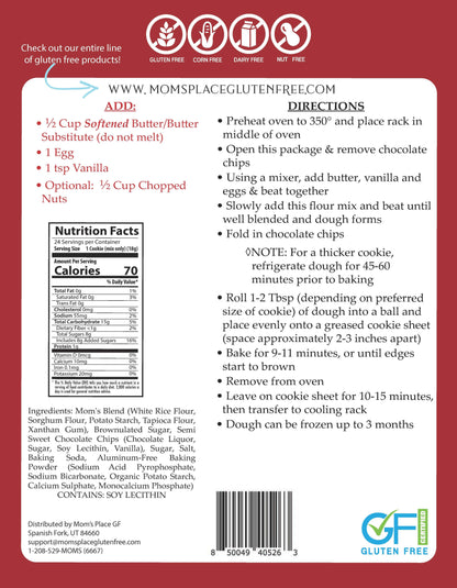 Gluten-Free Chocolate Chip Cookies Mix