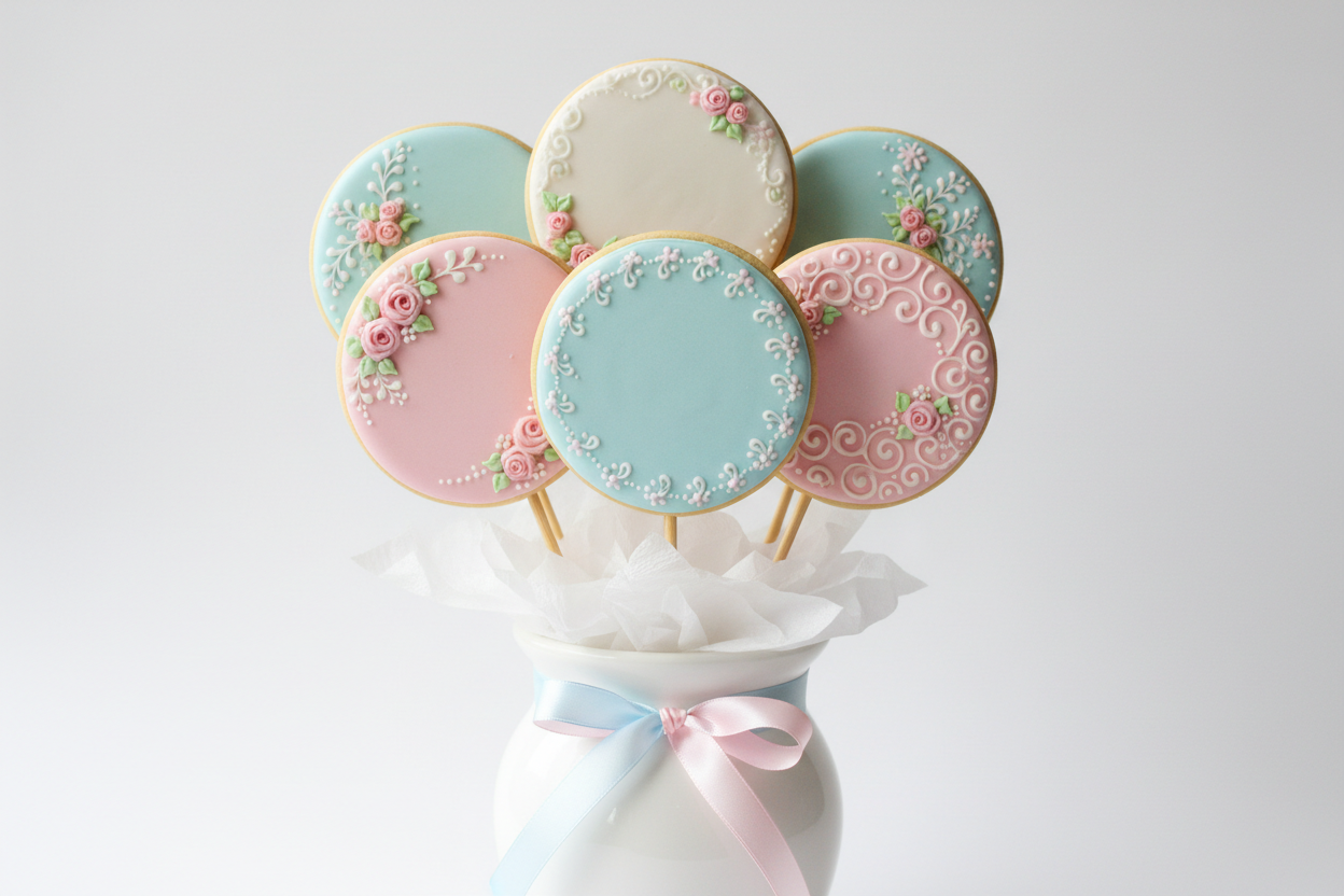 6 sugar cookie bouquet