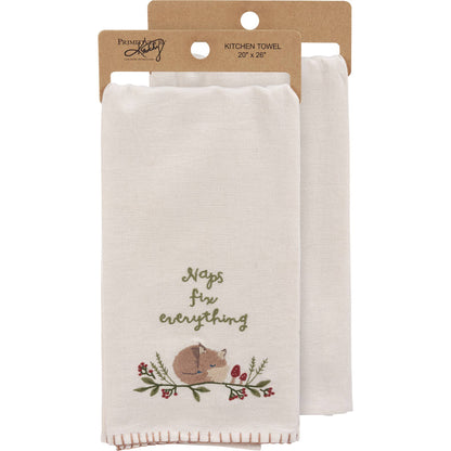 Naps Fix Everything Kitchen Towel