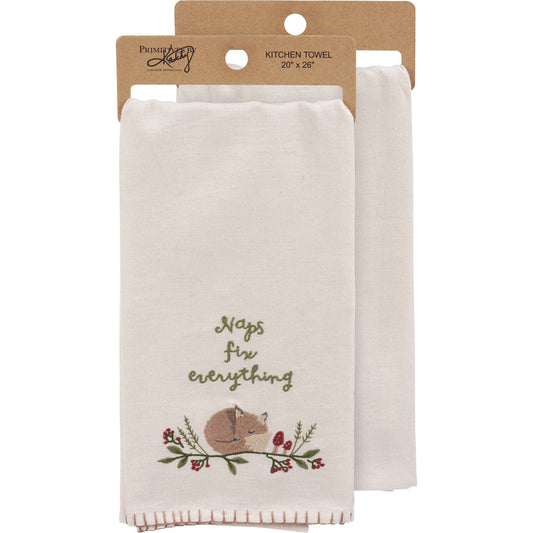 Naps Fix Everything Kitchen Towel