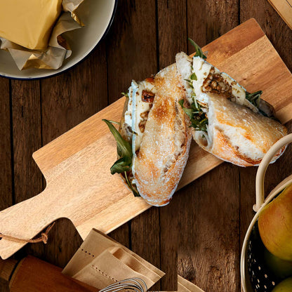 Acacia Wood Handled Bread Board