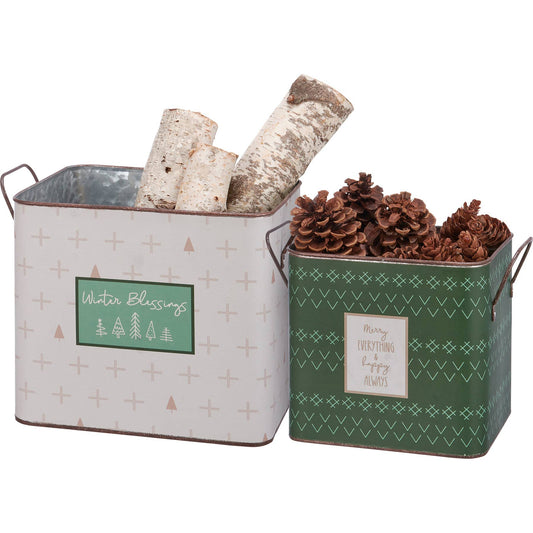 Winter Blessings Bin Set