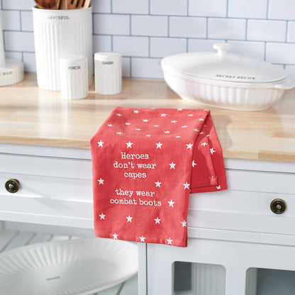 Heroes Don't Wear Capes Kitchen Towel
