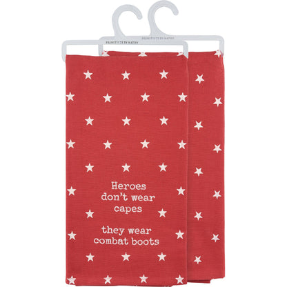 Heroes Don't Wear Capes Kitchen Towel