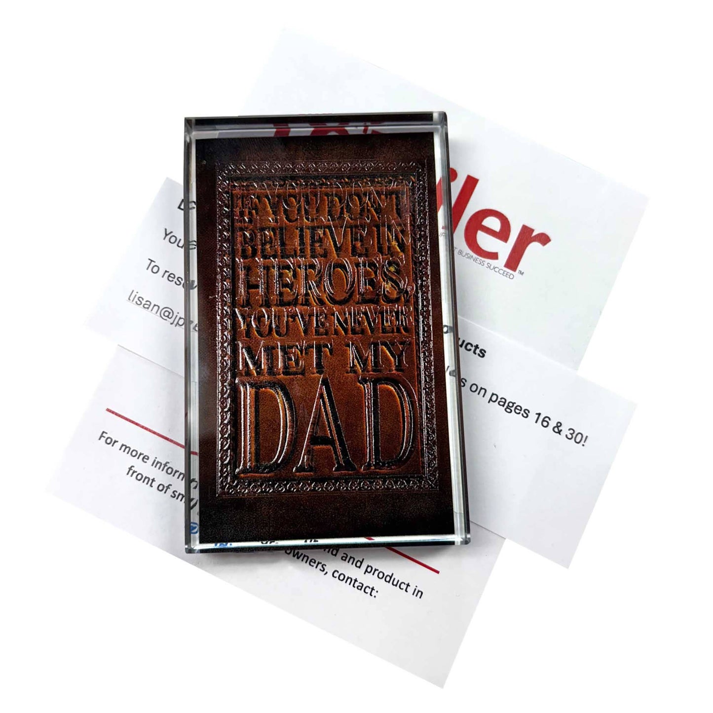 Tabletop Glass Dad If You Do Not Believe