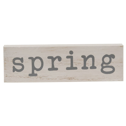 Hello/Welcome/Spring Mini Block, 4 Assorted