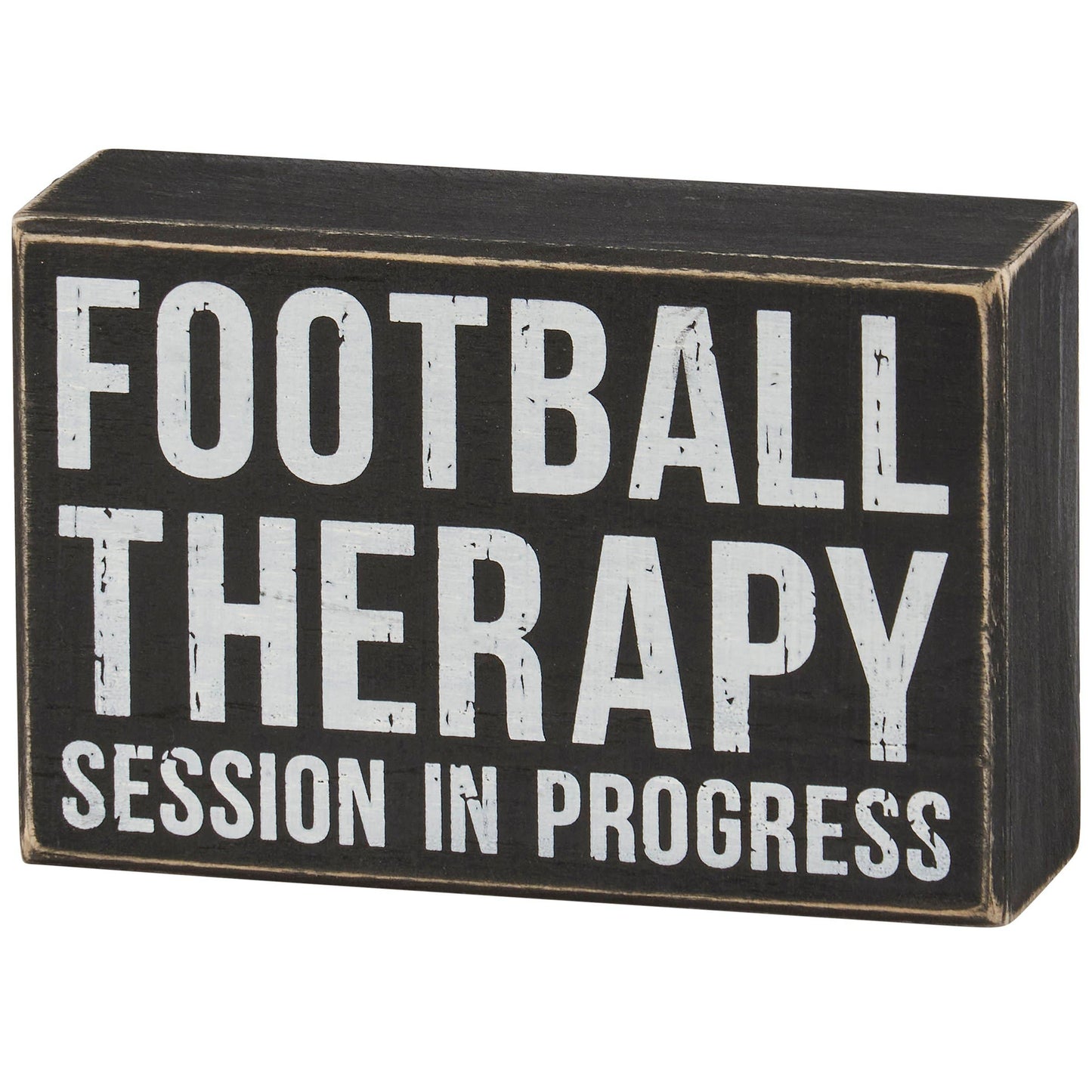 Football Therapy Box Sign