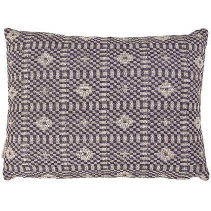 Navy Diamonds Pillow