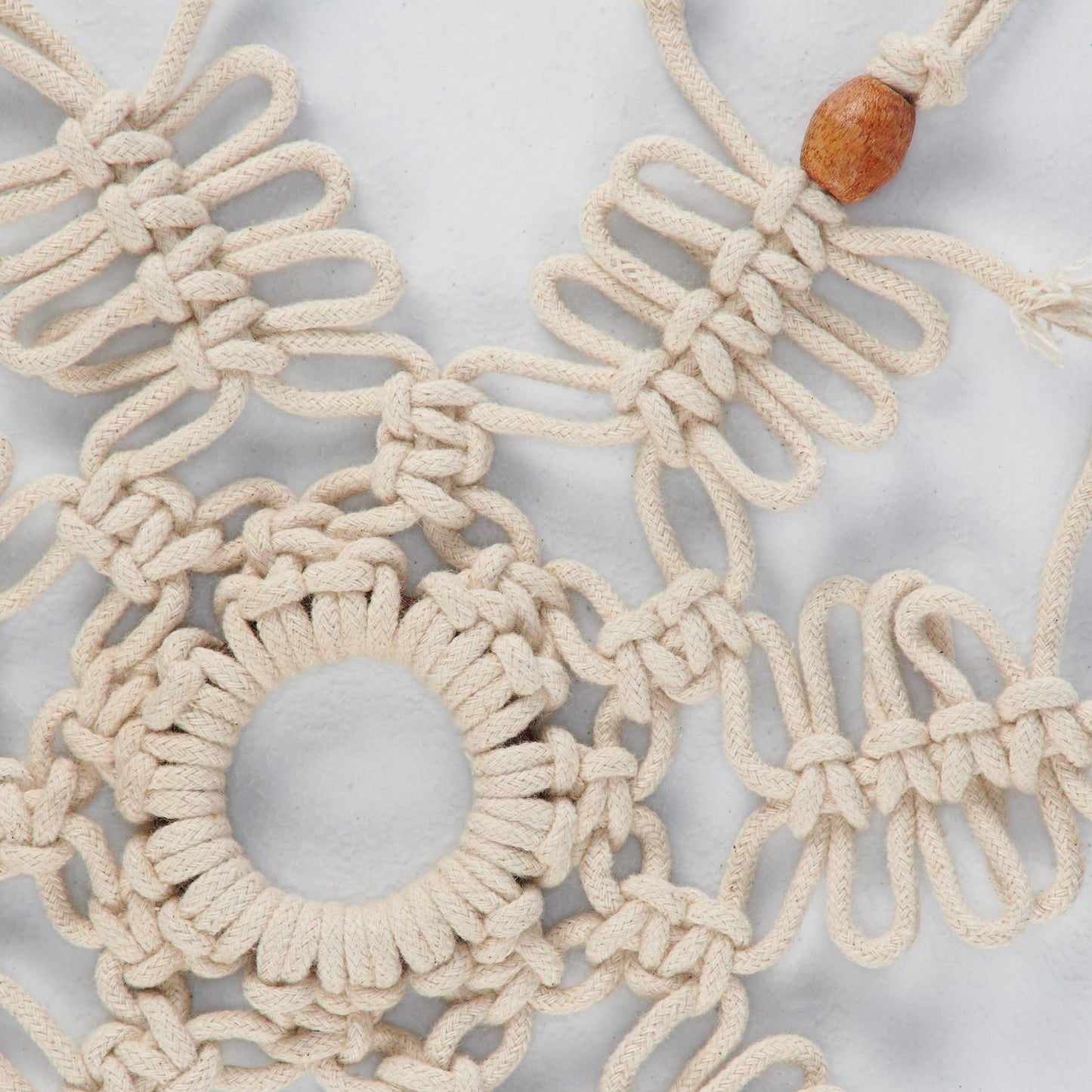 Macrame Snowflake Ornament