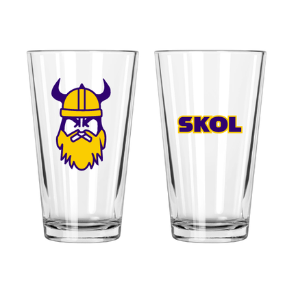 Minnesota Vikings Football Pint Glass