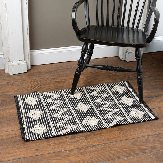 Black Diamonds Rug