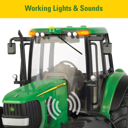 TOMY 1:16 John Deere Big Farm Tractor with Lights & Sounds