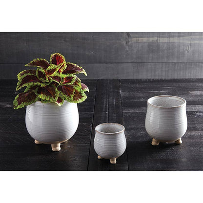 Round Pot with Legs - Large