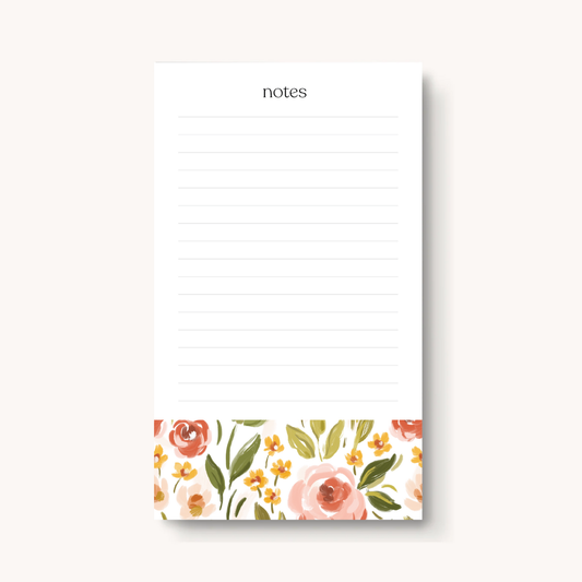 Spring Garden Lined Notepad
