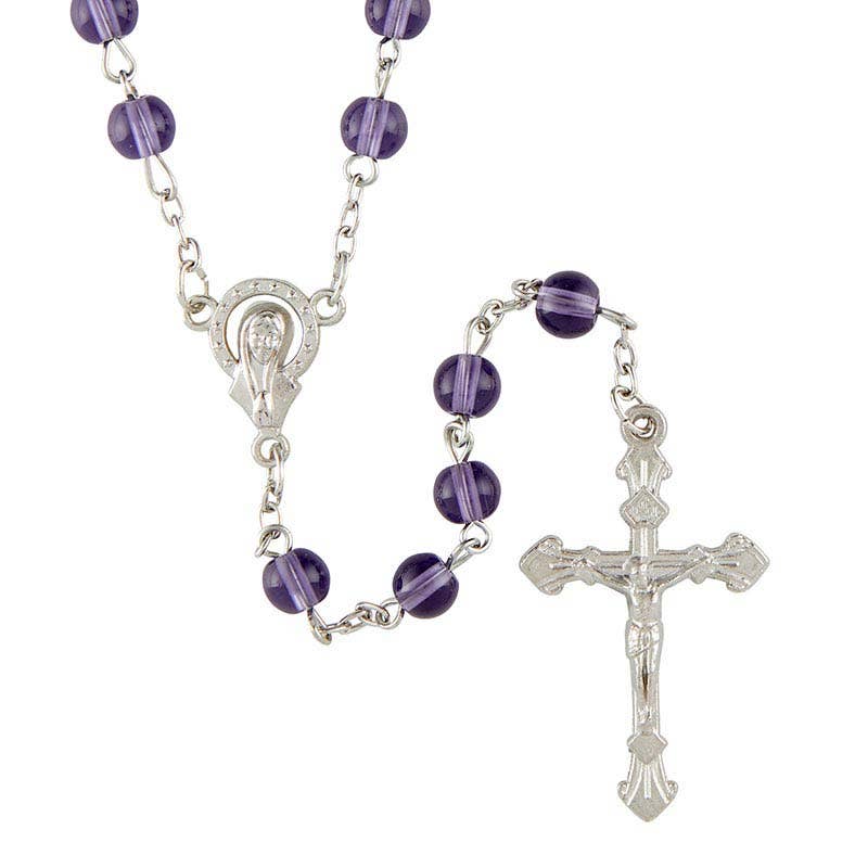 Amethyst Bead Rosary