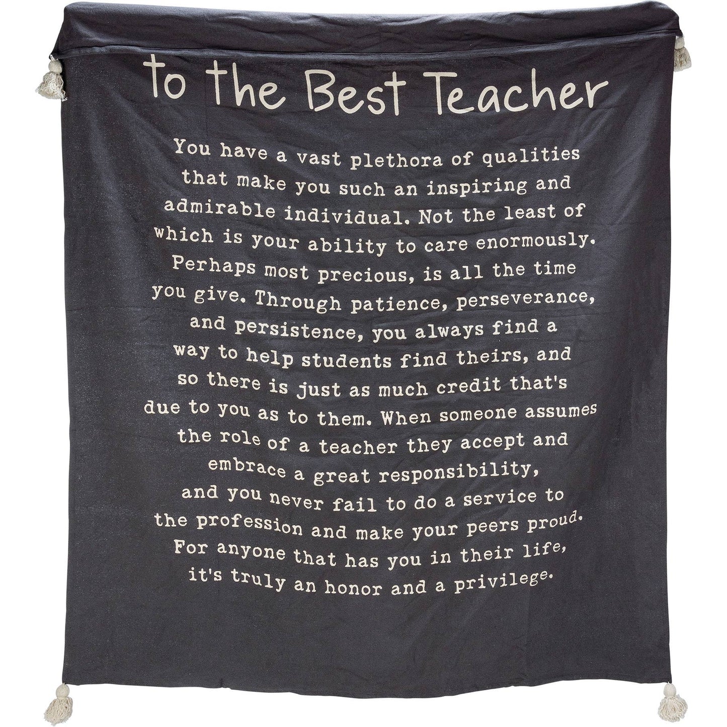 To The Best Teacher Throw Blanket