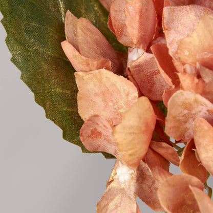 Orange Hydrangea Floral Pick