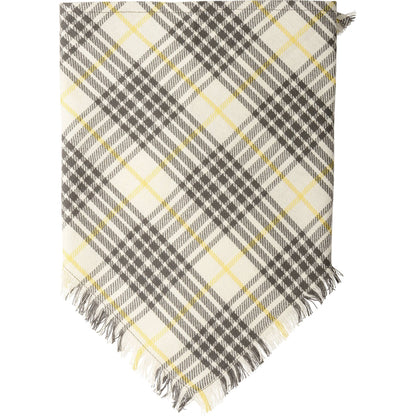 Plaid And Dots Medium Pet Bandana Set