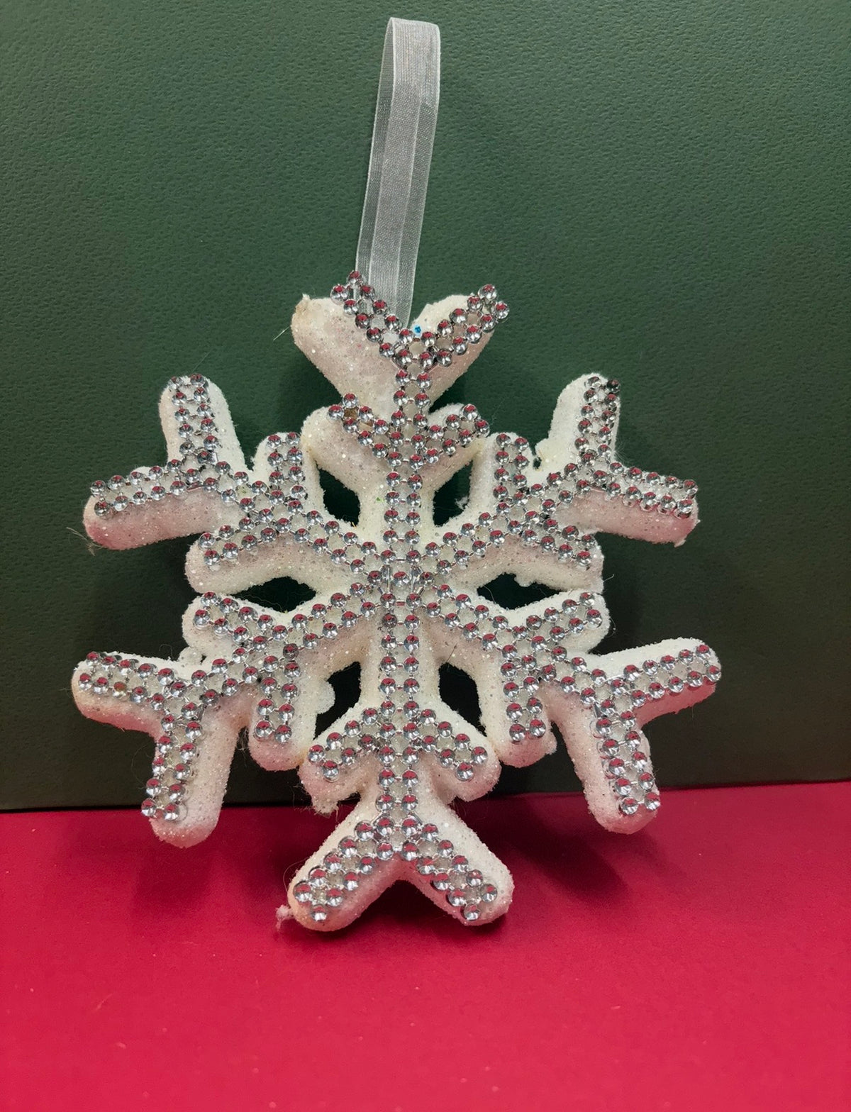 Homeade Snowflake Ornament